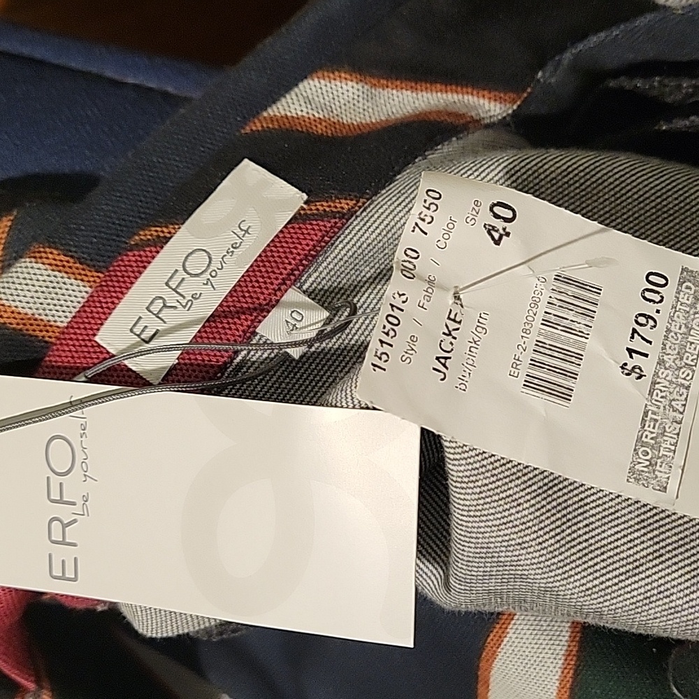 Colorful Abstract Patterned Cardigan/Blazer - Picture 11 of 11